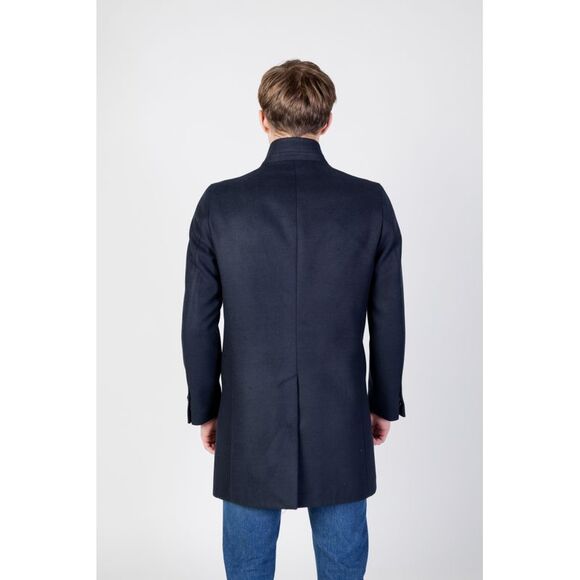 Mulish Classic Fit Overcoat Men Blue Coats - Picture 3 of 3